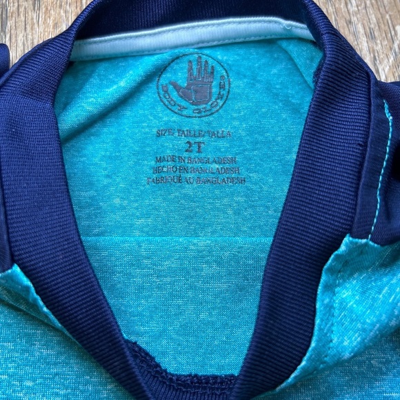 Body Glove Toddler Rash Guard Shirt Short Sleeve Size 2T - Picture 7 of 9